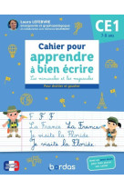 Cahier pour apprendre à bien écrire ce1