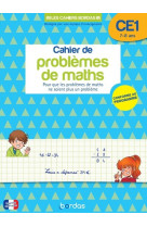 Mon cahier de problèmes de maths ce1