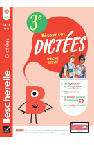 Bescherelle - réussir ses dictées et progresser en orthographe - 3e spécial brevet