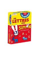 Les incollables - les lettres avec simon - jeu d'observation