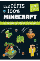 Les défis 100% minecraft cm2-6e