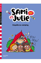 Sami et julie bd fin de cp-ce1 - enquête au camping