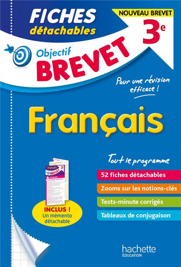 OBJECTIF BREVET - FICHES FRANCAIS - LISLE ISABELLE - HACHETTE