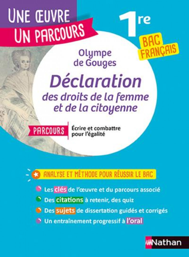 OLYMPE DE GOUGES, DECLARATION DE DROITS DE LA FEMME - GOUGES OLYMPE DE - CLE INTERNAT
