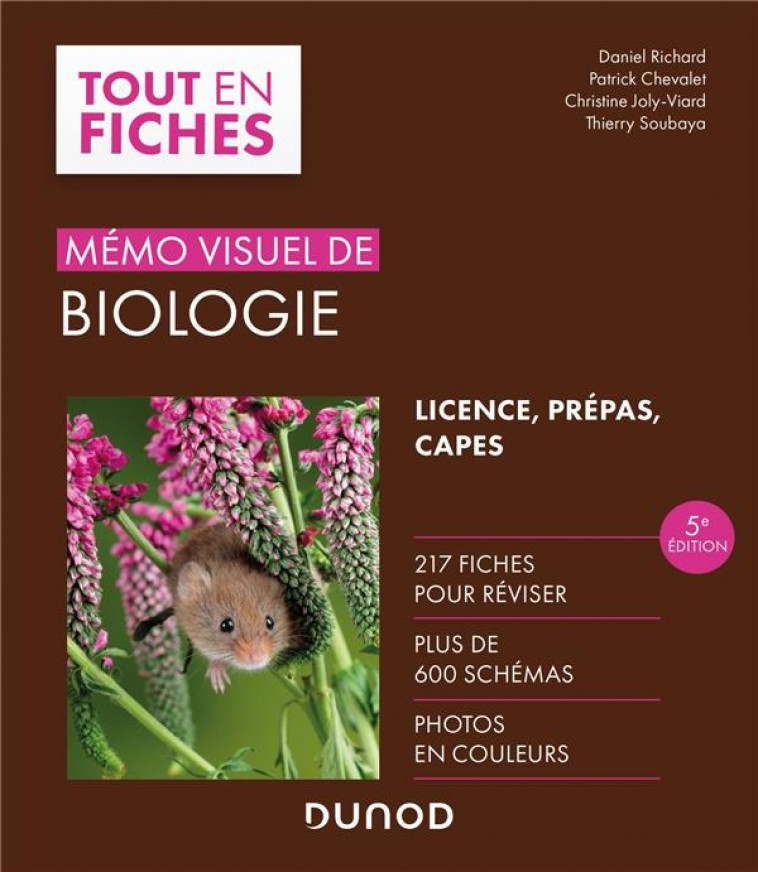 BIOLOGIE VEGETALE - T01 - MEMO VISUEL DE BIOLOGIE - 5E ED - RICHARD/CHEVALET - DUNOD