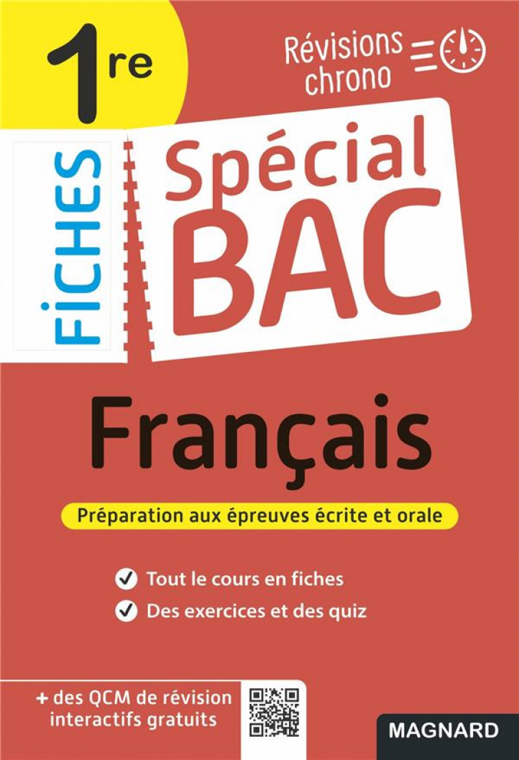 SPECIAL BAC FICHES FRANCAIS 1ERE BAC 2022 - TOUT LE PROGRAMME EN 53 FICHES, MEMOS, SCHEMAS-BILANS, EX - COLY SYLVIE - MAGNARD