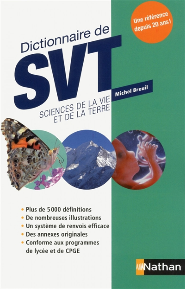 DICTIONNAIRE SCIENCES ET VIE DE LA TERRE (SVT) - BREUIL/PAJOT - CLE INTERNAT