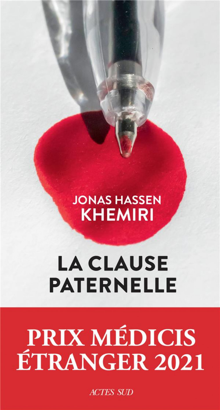 LA CLAUSE PATERNELLE - KHEMIRI JONAS HASSEN - ACTES SUD