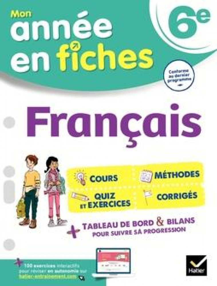 FRANCAIS 6EME - FICHES DE REVISION & EXERCICES - PERROT GAELLE - HATIER SCOLAIRE