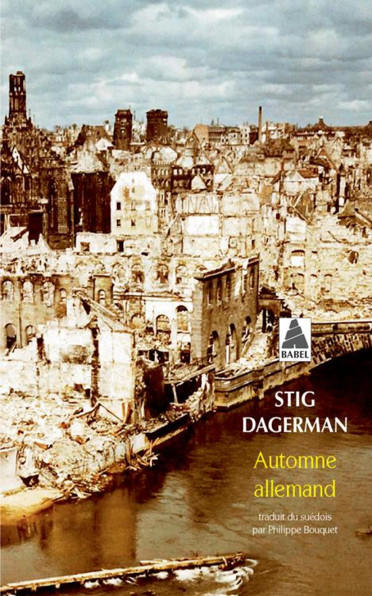 AUTOMNE ALLEMAND - DAGERMAN STIG - ACTES SUD