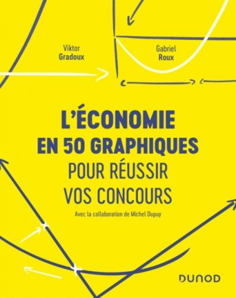 L'ECONOMIE EN 50 GRAPHIQUES POUR REUSSIR VOS CONCOURS - GRADOUX/ROUX/DUPUY - DUNOD