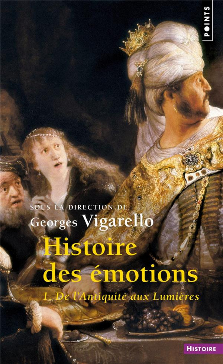 HISTOIRE DES EMOTIONS - VOLUME 1 DE L-ANTIQUITE AUX LUMIERES - COLLECTIF - POINTS