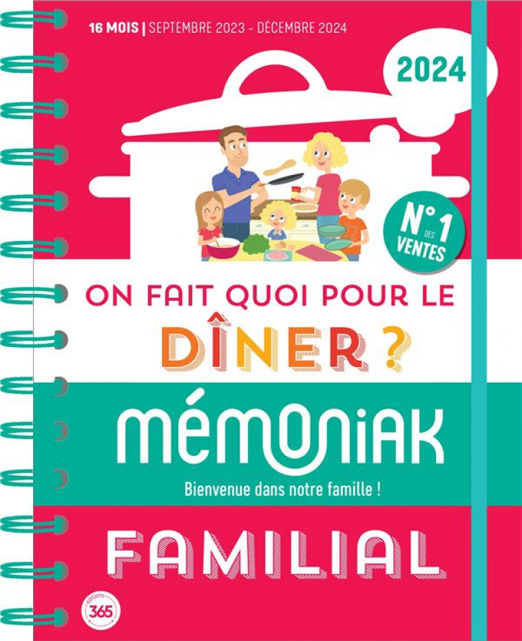 ON FAIT QUOI POUR LE DINER ? MEMONIAK 2024 - CALENDRIER - Librairie La  Préface