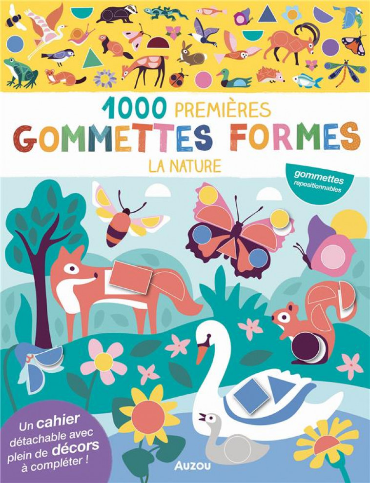 1000 GOMMETTES FORMES - NATURE - TAYLOR NADIA - PHILIPPE AUZOU