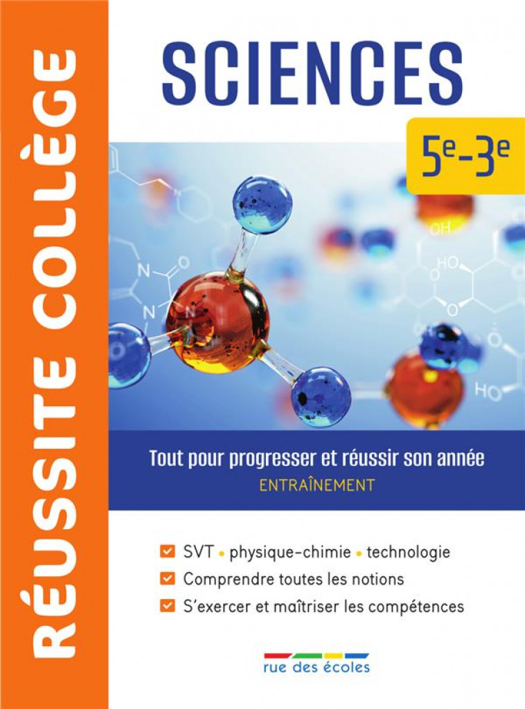 REUSSITE COLLEGE SCIENCES 5EME-3EME - COLLECTIF - ANNALES-RDECOLE