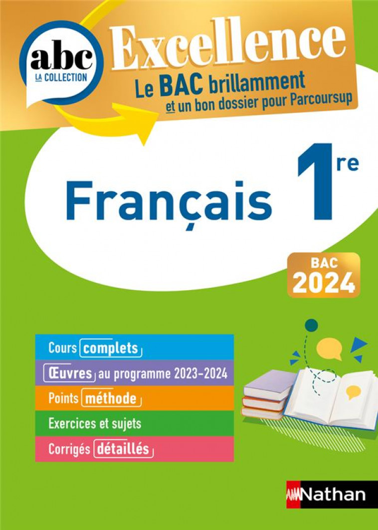 ABC BAC EXCELLENCE FRANCAIS 1ERE - CAHEN-PINON/PREST - CLE INTERNAT