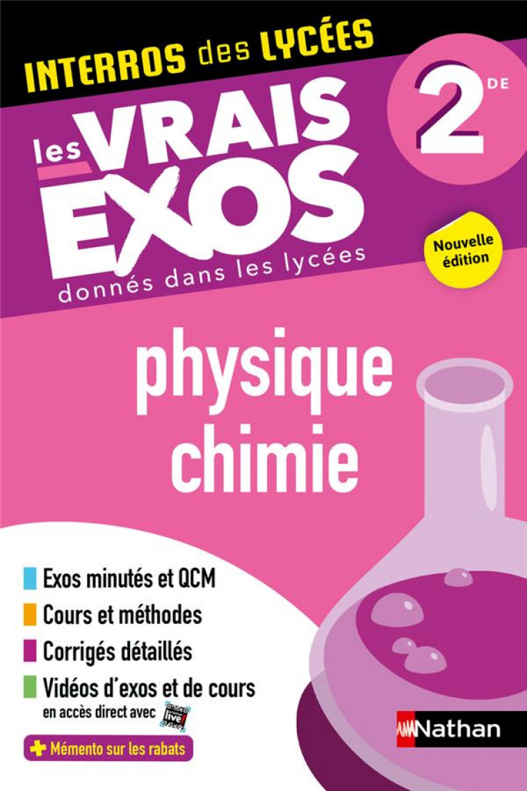 INTERROS DES LYCEES - PHYSIQUE CHIMIE 2NDE - MASSET FREDERIC - CLE INTERNAT