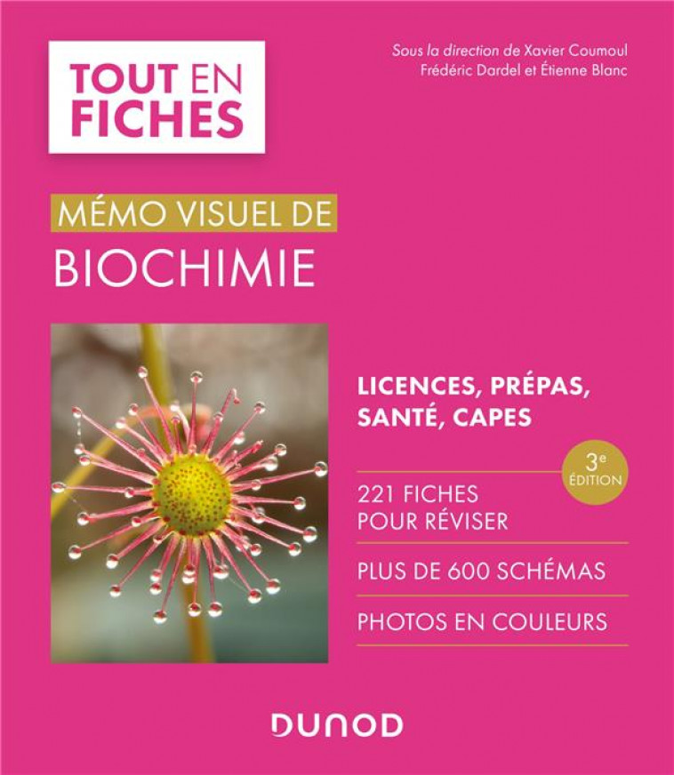 MEMO VISUEL DE BIOCHIMIE - 3E ED. - LICENCE / PREPAS / CAPES - COUMOUL/DARDEL/BLANC - DUNOD