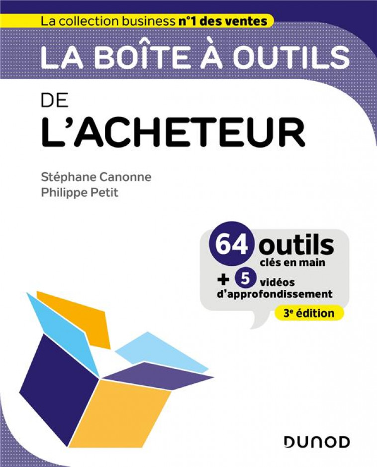 LA BOITE A OUTILS DE L-ACHETEUR - 3E ED. - CANONNE/PETIT - DUNOD