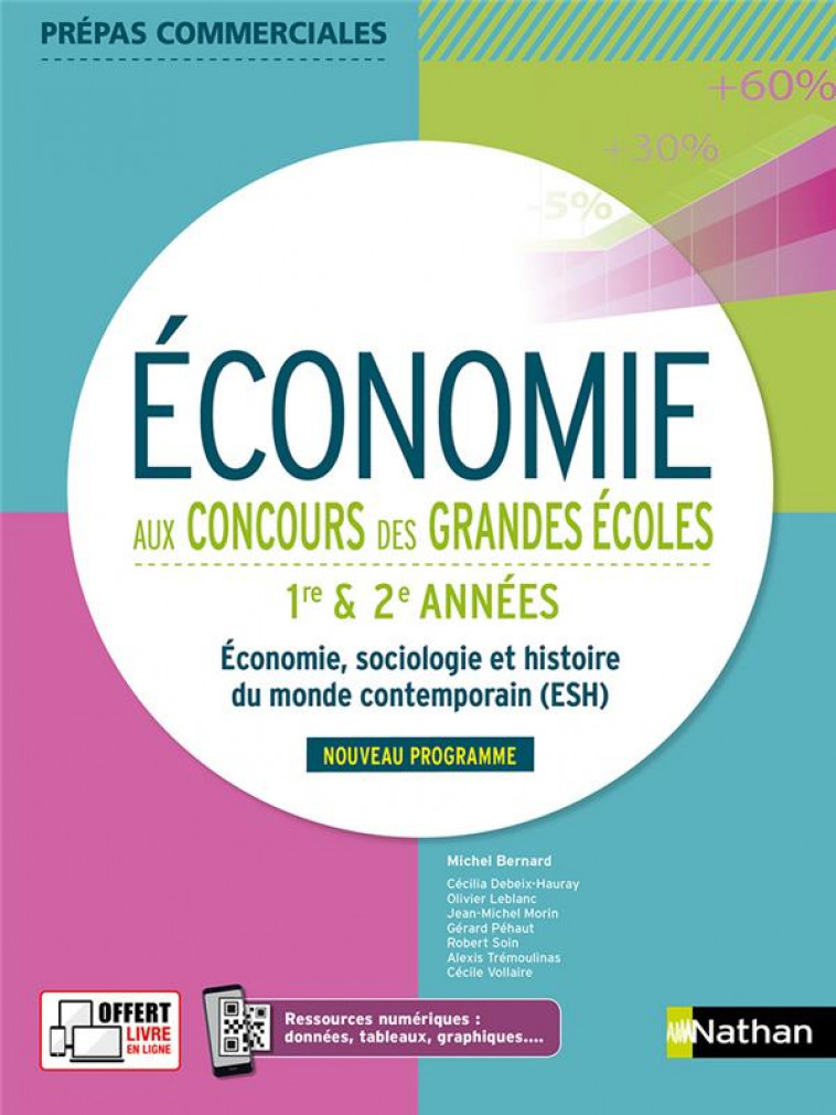 ECONOMIE AUX CONCOURS DES GRANDES ECOLES - 1ERE ET 2EME ANNEES - 2021 - DEBEIX-HAURAY/PEHAUT - CLE INTERNAT