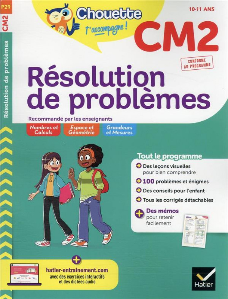 RESOLUTION DE PROBLEMES CM2 - BIA JEANNE - HATIER SCOLAIRE
