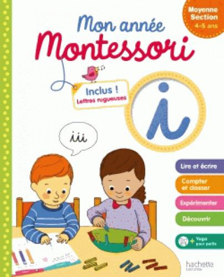 MONTESSORI MON ANNEE DE MOYENNE SECTION - MARCEL CAROLINE - Hachette Education