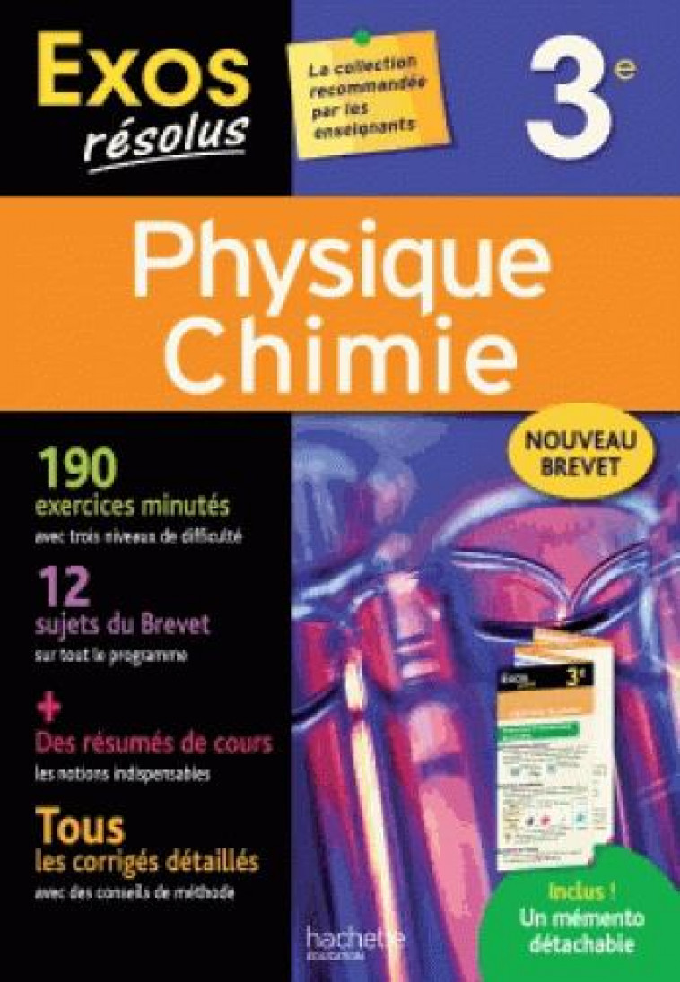EXOS RESOLUS - PHYSIQUE-CHIMIE 3EME - DESSAINT/VAN ELSEN - Hachette Education