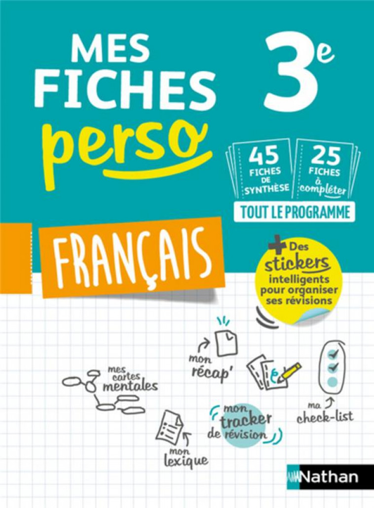 MES FICHES PERSO FRANCAIS 3EME - DIRSON - CLE INTERNAT