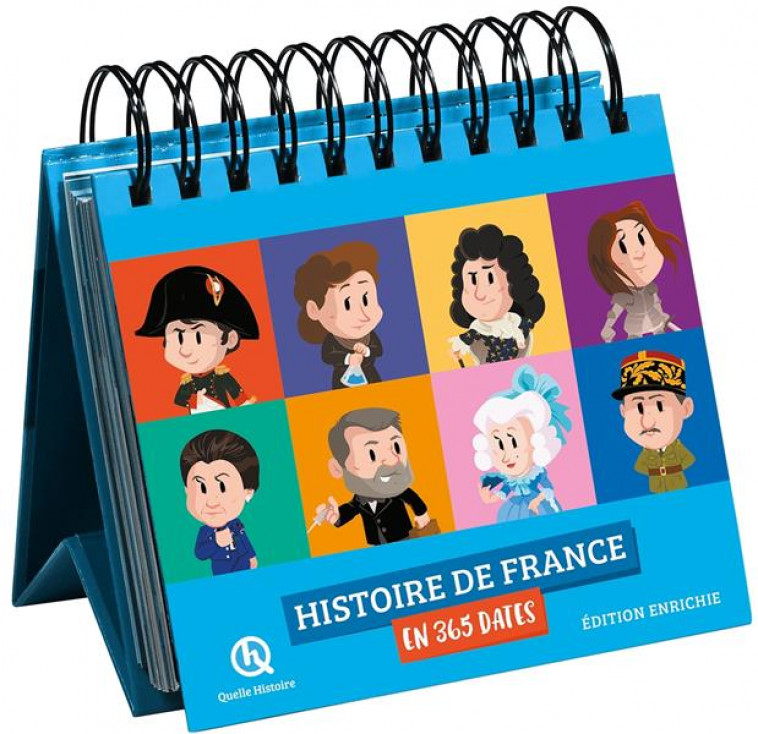 CALENDRIER QUELLE HISTOIRE !  HISTOIRE DE FRANCE EN 365 DATES - PLAYBAC EDITIONS - PRISMA