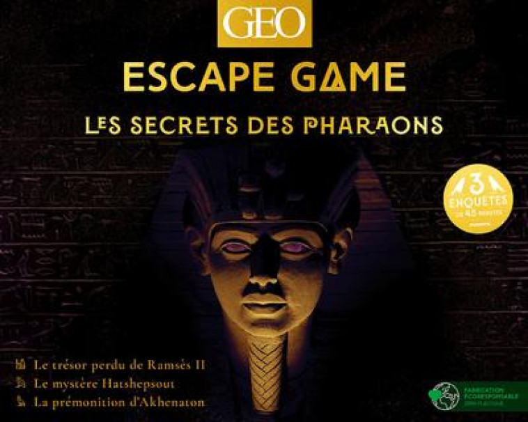 ESCAPE GAME GEO - SECRETS DES PHARAONS - COLLECTIF - FEMME ACTUELLE