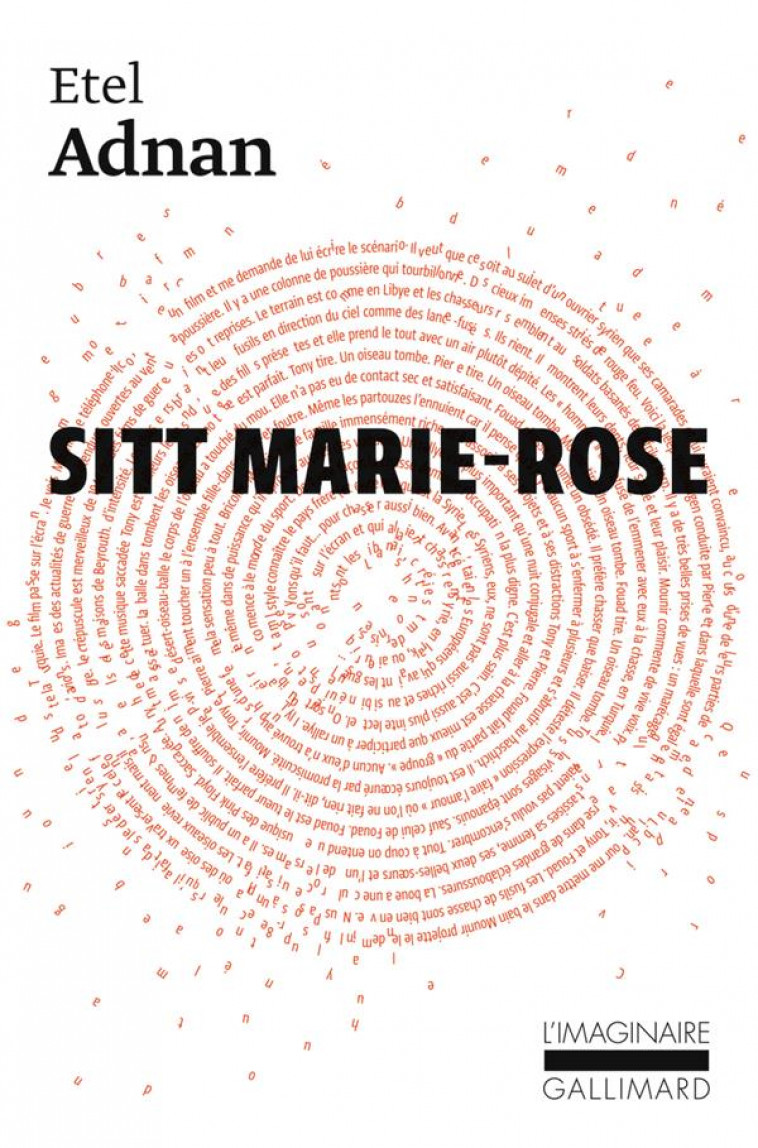 SITT MARIE ROSE - ADNAN ETEL - NC