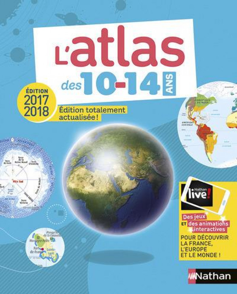 L-ATLAS DES 10-14 ANS - COLLECTIF - Nathan