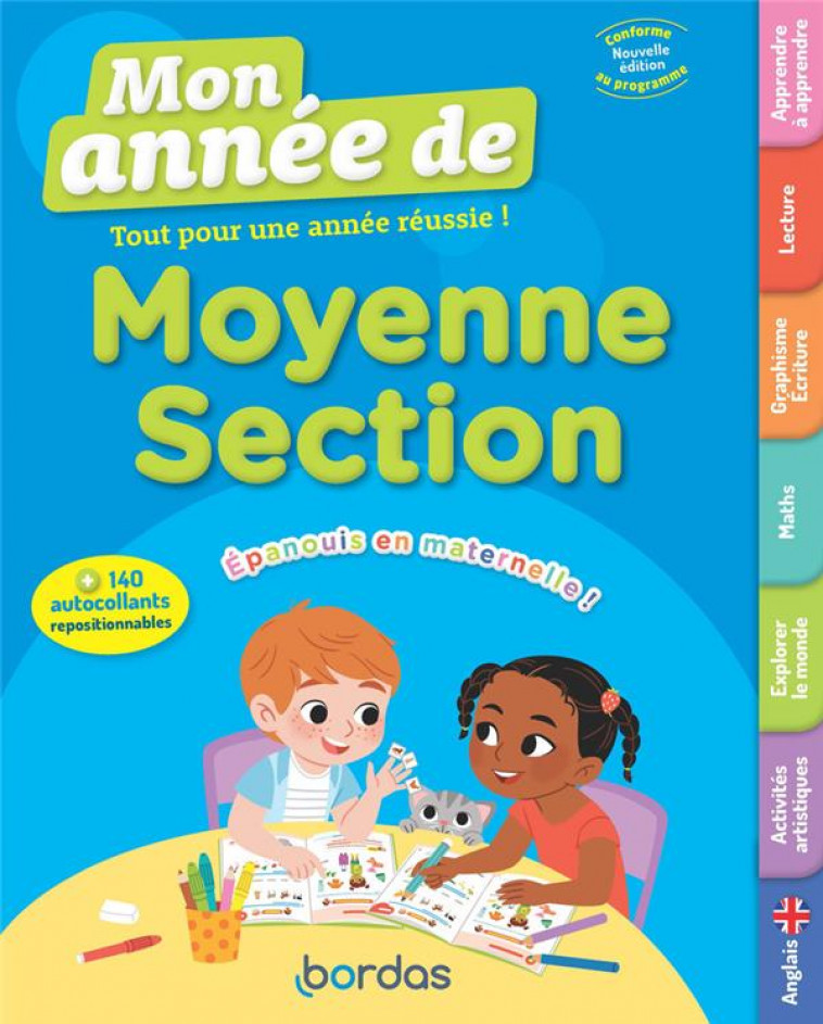 MON ANNEE DE MOYENNE SECTION - LACOSTE/STEPIEN - BORDAS
