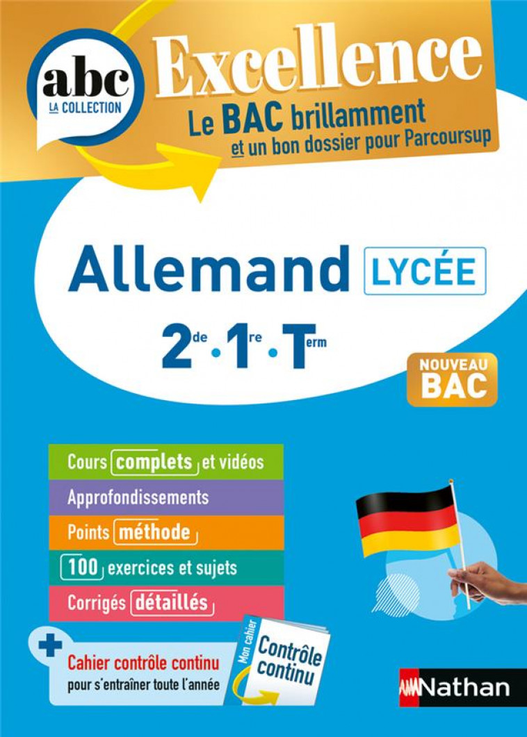 ABC DU BAC EXCELLENCE ALLEMAND 2NDE/1ERE/TERM - BRUNET/KEUNEBROEK - CLE INTERNAT