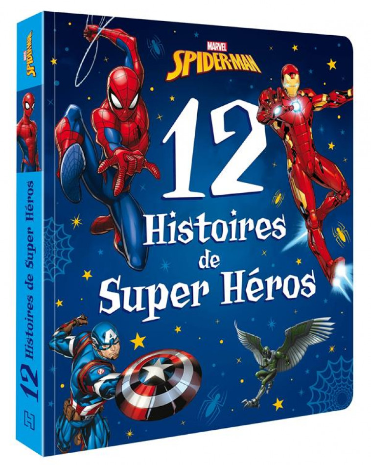 SPIDER-MAN - 12 HISTOIRES - DE SUPER-HEROS - COLLECTIF - DISNEY HACHETTE