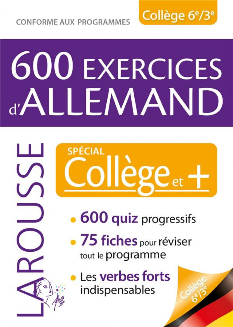 600 EXERCICES D-ALLEMAND, SPECIAL COLLEGE - COLLECTIF - LAROUSSE
