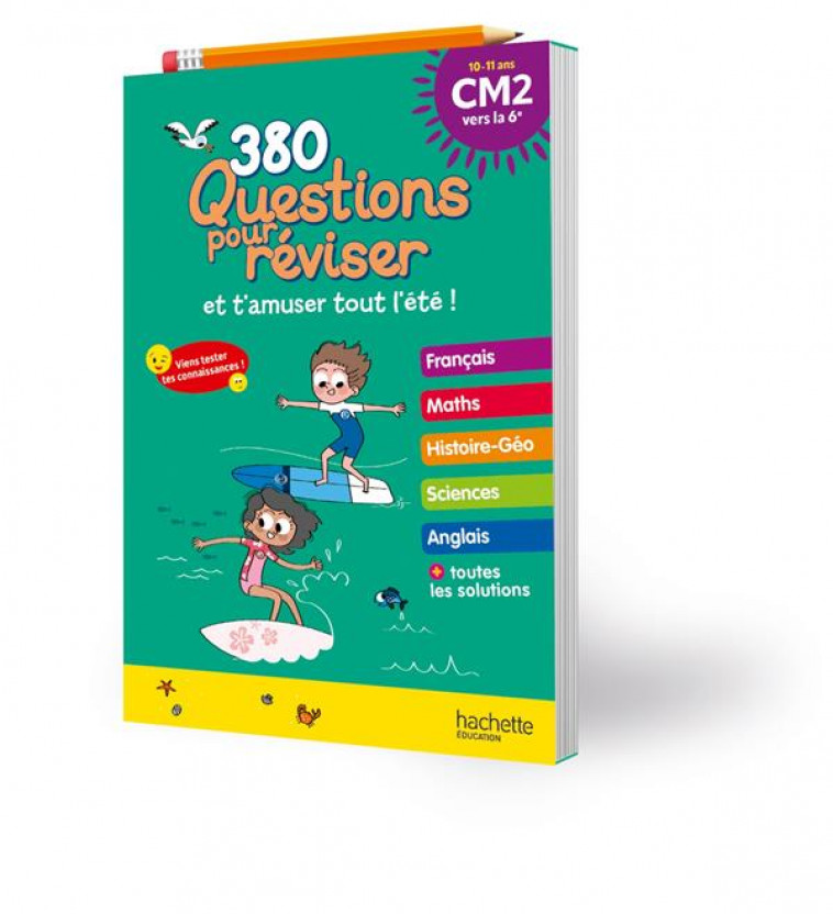 QUESTIONS POUR REVISER - DU CM2 A LA 6E - CAHIER DE VACANCES 2024 - LECREUX/ROUX DE LUZE - HACHETTE