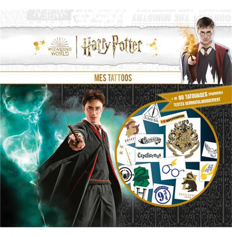 HARRY POTTER - MES TATTOOS - PLAYBAC EDITIONS - NC