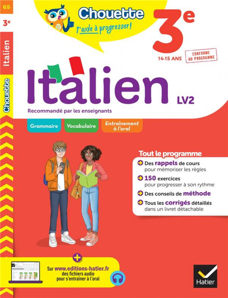 ITALIEN 3EME - LV2 (A2, A2+) - CAHIER DE REVISION ET D-ENTRAINEMENT - POLI DOMINIQUE - HATIER SCOLAIRE