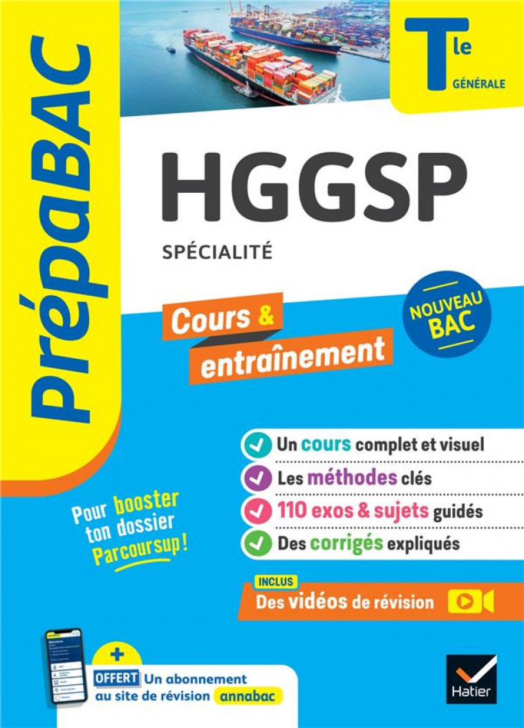 PREPABAC HGGSP TERM GENERALE (SPECIALITE) - BAC 2024 - NOUVEAU PROGRAMME DE TERMINALE - CLAVEL/VAN DE WANDEL - HATIER SCOLAIRE