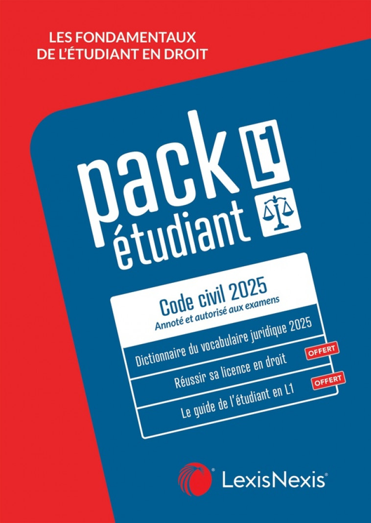 PACK ETUDIANT ESSENTIEL CODE CIVIL 2025 - COLLECTIF - Lexis Nexis/Litec