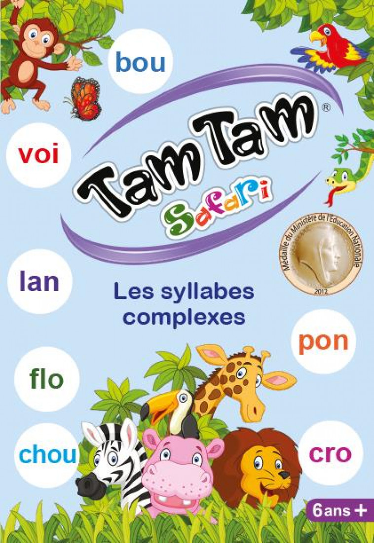 TAM TAM SAFARI - LES SYLLABES COMPLEXES - JEU DE LECTURE CP-CE1 - COSTANTINI F. - NC