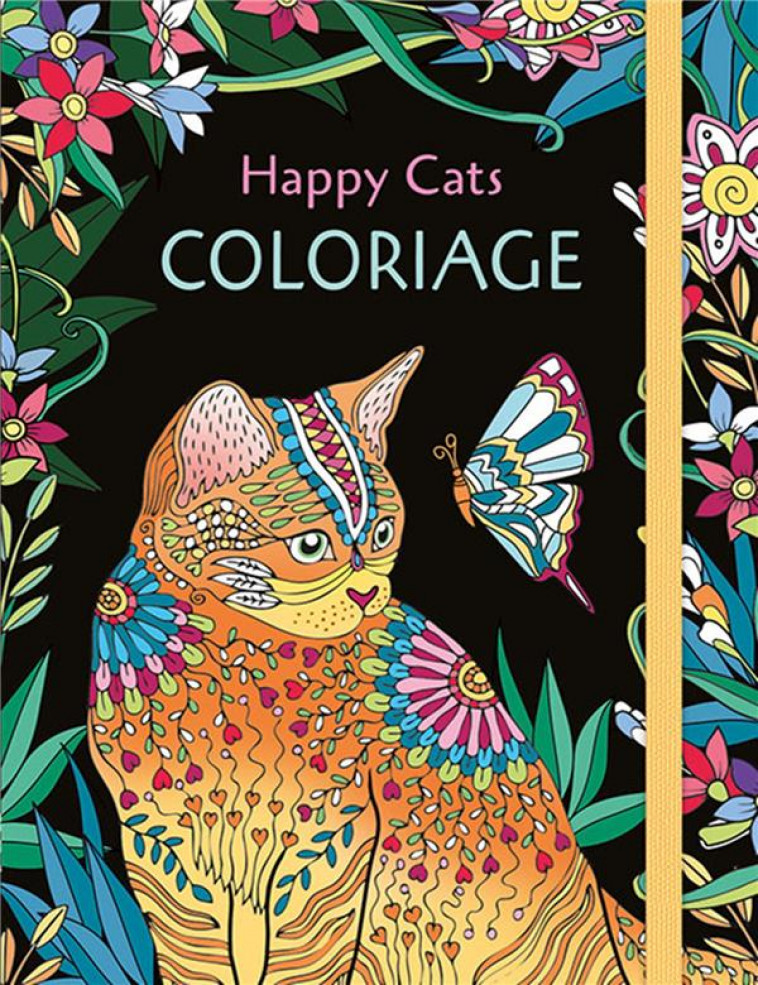HAPPY CATS COLORIAGE - THEISSEN, PETRA P. - CHANTECLER